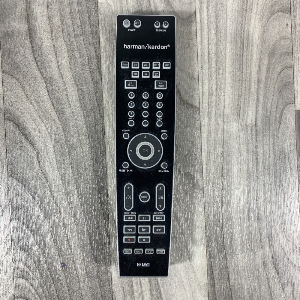 HARMAN KARDON HK3390 OEM Original Stereo Receiver Remote Genuine